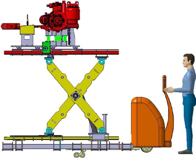 X Lift İmalatı ve Motor Yükleme Sistemleri